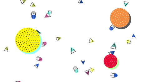 Bewegung-Abstrakte-Geometrische-Formen-Kreise-Und-Dreiecke-Weißer-Memphis-Hintergrund-1