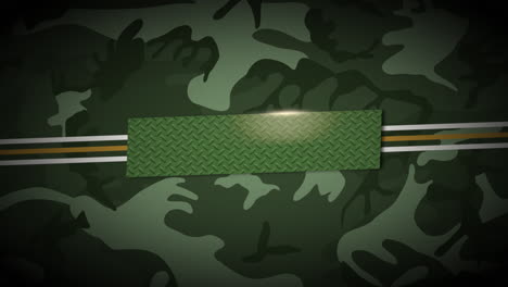 Animationslinien-Und-Militärsterne-Auf-Grünem-Hintergrund