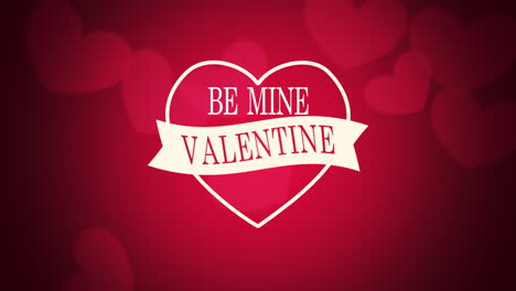 Animated-closeup-Be-Mine-Valentine-text-and-motion-romantic-red-hearts-on-Valentines-day-background-1