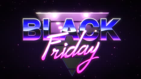 Animation-intro-text-Black-Friday-and-abstract-retro-triangle-retro-background