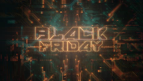 Animation-intro-text-Black-Friday-and-cyberpunk-animation-background-with-computer-chip-1