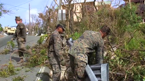 The-Word-Help-Is-Written-On-A-Rooftop-As-People-Await-Rescue-After-Hurricane-Maria