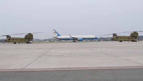 Vice-President-Mike-Pence-Arrives-At-Osan-Air-Base-In-Korea-To-Meet-With-Officials-About-The-Korean-Crisis