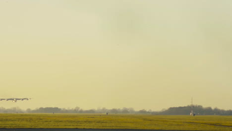 A-B52H-Comes-In-For-A-Landing-At-The-Fairford-Air-Base-In-England