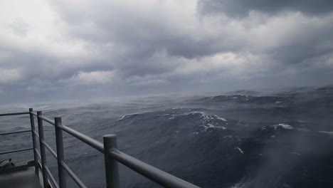 Marineros-A-Bordo-Del-Uss-Gerald-R-Ford-Observar-El-Humo-Del-Mar-1