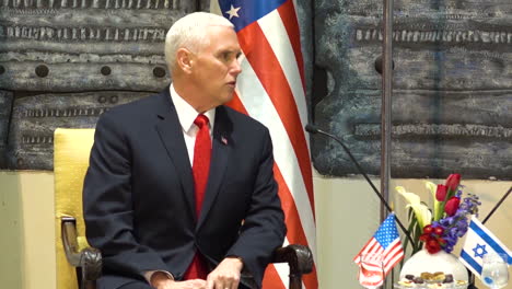 Bei-Einer-Pressekonferenz-Mit-Dem-Israelischen-Präsidenten-Rivlin-Spricht-Mike-Pence-über-Das-Atomabkommen-Mit-Dem-Iran-The