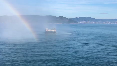 Un-Colchón-De-Aire-De-La-Nave-De-Desembarco-De-La-Marina-Estadounidense-Flota-En-El-Océano