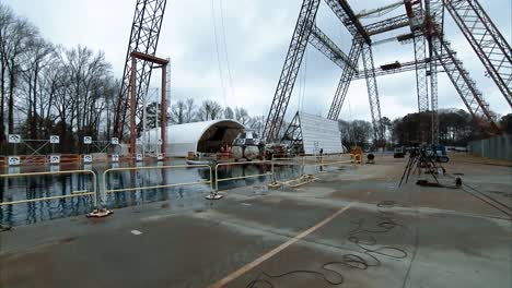 A-Boeing-Cst100-Starliner-Undergoes-A-Water-Drop-Test-At-Langleys-Landing-And-Impact-Research-Facility