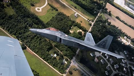 A-Usaf-Jet-Flies-Over-Forested-Terrain