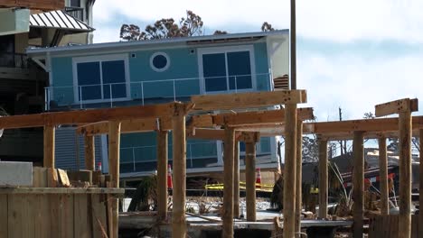 Ein-Durch-Hurrikan-Michael-Völlig-Zerstörtes-Haus-In-Mexiko-Beach-Florida-2018