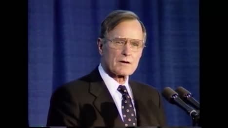 El-Presidente-George-Hw-Bush-Habla-Sobre-La-Comunidad-De-Inteligencia-Durante-Su-Discurso-De-Despedida-De-La-Cia-El-8-De-Enero-De-1993