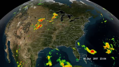 Eine-Karte,-Die-Den-Hurrikan-Nate-Simuliert,-Während-Er-An-Der-Nördlichen-Golfküste-Der-USA-2017-Auf-Land-Trifft