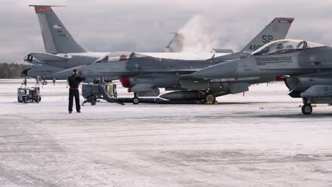 Airmen-Working-On-F16S-During-Nato-Exercise-Trident-Juncture-2018