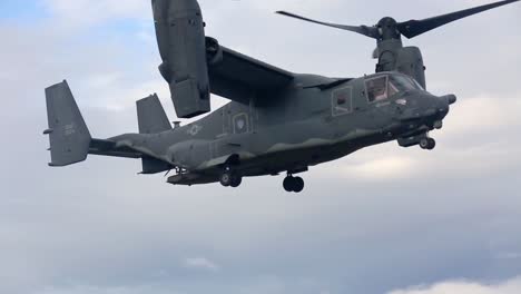 Us-Marines-Flying-An-Opsrey-Conduct-An-Infantry-Air-Assault-Tactical-Military-Exercise-At-Camp-Fuji-Japan