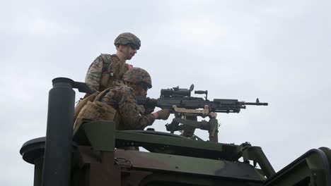 Us-Marines-Fire-Machine-Guns-To-Maintain-Heavy-Weapons-Proficiency-While-Aboard-the-Uss-Germantown-East-China-Sea-3