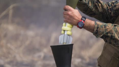 Us-Marines-Infantry-Unit-Leader-Course-Fire-M252-Mortar-Systems-At-Marine-Corps-Base-Camp-Pendleton-California-3