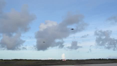 Paratroopers-From-the-Us-Armys-Airborne-Brigade-Jump-From-Planes-Demonstrating-A-Joint-Forcible-Entry-Operation-Guam