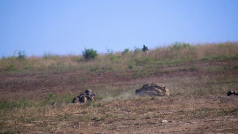 Us-Marines-Delta-Company-Infanterie-Training-Bataillon-Praxis-Livefire-Teamrush-Combat-Training-Camp-Pendleton-Ca