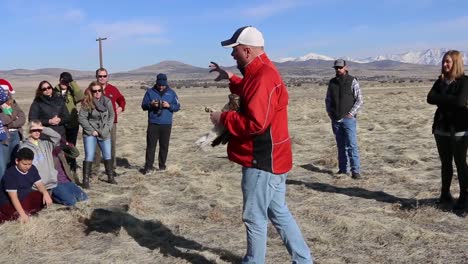 Dpg-Libera-Al-Medio-Ambiente-Aves-Rapaces-Heridas-Del-Cautiverio-En-El-Desierto-Cerca-De-Dugway-Probando-Los-Terrenos-Utah-1