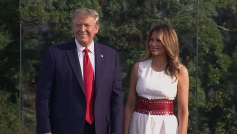 Air-Force-One-Flyover-Uspresident-Donald-Trump-And-First-Lady-Melanie-Trump-During-July-4th-Celebration