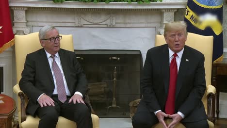 El-Presidente-Estadounidense-Donald-Trump-Se-Reúne-Con-El-Presidente-De-La-Comisión-Europea-Jeanclaude-Junker-En-La-Casa-Blanca