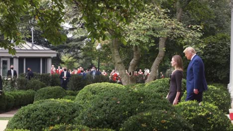 President-Donald-Trump-Nominates-Amy-Coney-Barrett-In-A-Rose-Garden-Ceremony-At-the-White-House-Washington-Dc