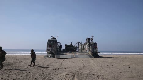 Us-Marines-1St-Combat-Engineer-Battalion-Amphibious-Landing-Exercise-On-A-Beach-At-Camp-Pendleton-Ca-1