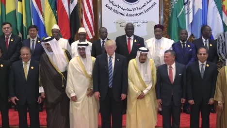 Us-President-Trump-Speaks-To-Middle-Eastern-Leaders-About-Setting-Aside-Sectarian-Hatred-While-Eliminating-Terrorism