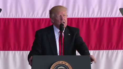 Us-President-Trump-Talks-About-the-Men-And-Women-Of-the-Us-Military-And-their-Sacrifice-For-Freedom-And-Liberty
