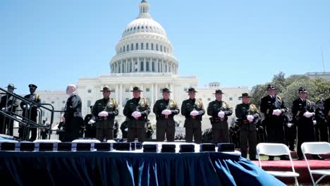 Us-President-Trump-Supports-Law-Enforcement-And-Asks-People-To-Once-Again-Believe-In-America