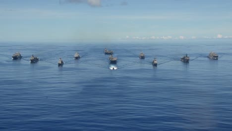 Aerial-Of-Us-Navy-Ships-In-Formation-During-Valient-Shield-Joint-Blue-Water-Training-Exercise-In-the-Philippine-Sea-1