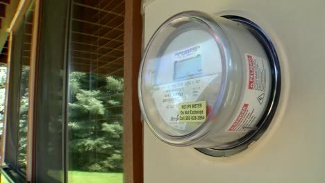 Pan-Across-To-A-Residential-Electric-Meter
