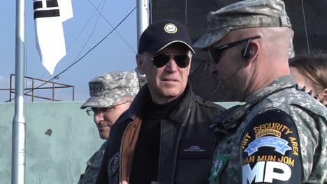 Us-Vice-President-Joe-Biden-Visits-the-Demilitarized-Zone-(Dmz)-At-Panmunjong-While-Traveling-To-Korea