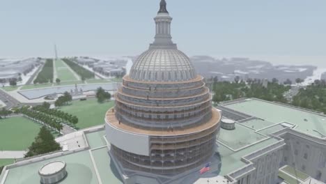 An-Animated-Fly-By-Of-The-United-States-Capitol-Building-In-Washington-Dc-Under-Renovation-2