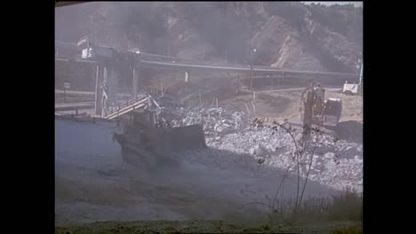 Filmmaterial-Vom-Einsturz-Der-Northridge-Erdbebenautobahn-Von-1994