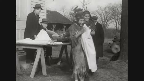 White-Americans-Give-Native-Americans-Blankets-During-The-Winter-Of-1937-In-New-York