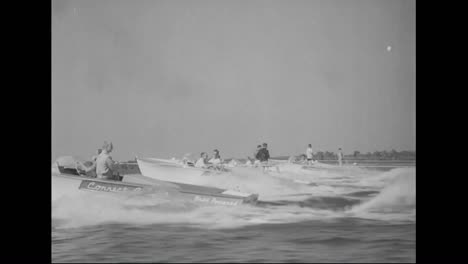 Waterskiing-And-Parasailing-Competition-In-Florida-In-1959