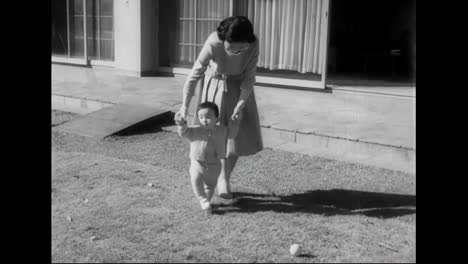 Prince-Of-Japón-Turns-1-Year-Old-In-1961