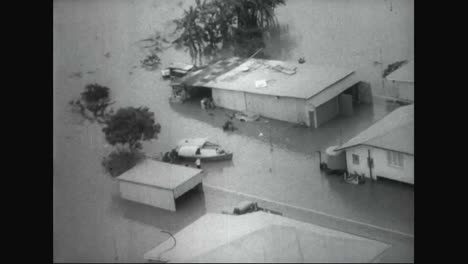 Sintflutartige-Regenfälle-überschwemmten-1967-Queensland,-Australien