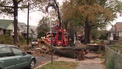 News-Footage-Of-The-Mayor-Of-Washington-Dc-Touring-Storm-Damaged-Areas-Of-The-City