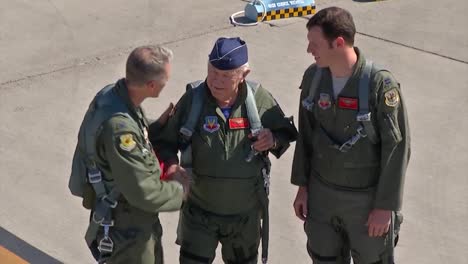 Chuck-Yeager-Pilots-A-Supersonic-Jet-Airplane-On-The-Anniversary-Of-Breaking-The-Sound-Barrier-3