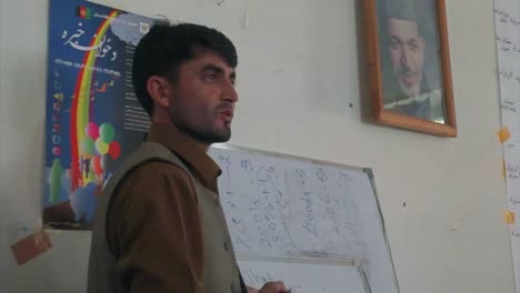 Afghanische-Frauen-Werden-Im-Klassenzimmer-Englisch-Unterrichtet