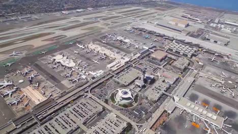Aerial-View-Over-Los-Angeles-International-Airport