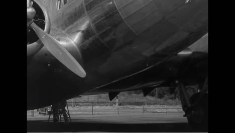 Un-Nuevo-Avión-Boeing-Toma-Vuelo-En-1939-En-Seattle