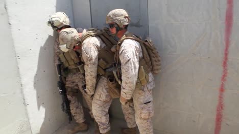 Us-Marines-And-Navy-Seals-Conduct-A-Raid-Of-A-Simulated-Terrorist-Compound