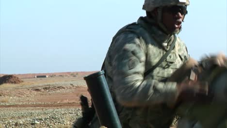 The-Iraq-Army-Practices-Mortar-Fire-In-Kirkush-Under-Us-Supervision-And-Training-2