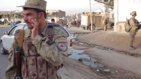 Vehicles-Are-Searched-At-A-Checkpoint-In-Afghanistan-1