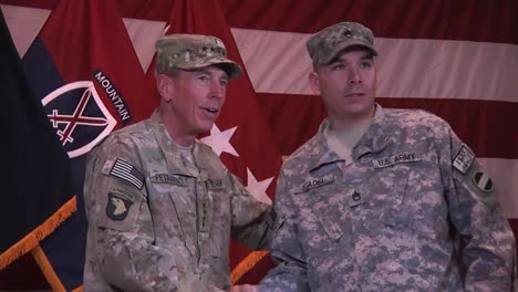 General-Petraeus-Oversees-An-Army-Graduation-Ceremony-In-Afghanistan-In-2012