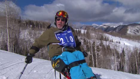 A-Wounded-Veteran-Competes-In-Winter-Sports-At-A-Ski-Resort