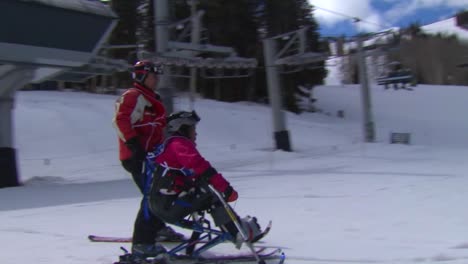 A-Wounded-Female-Veteran-Competes-In-Winter-Sports-At-A-Ski-Resort-1